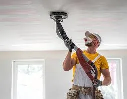 Sanding drywall smooth after repair